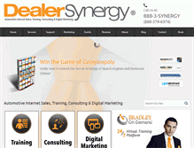 Tablet Screenshot of dealersynergy.com